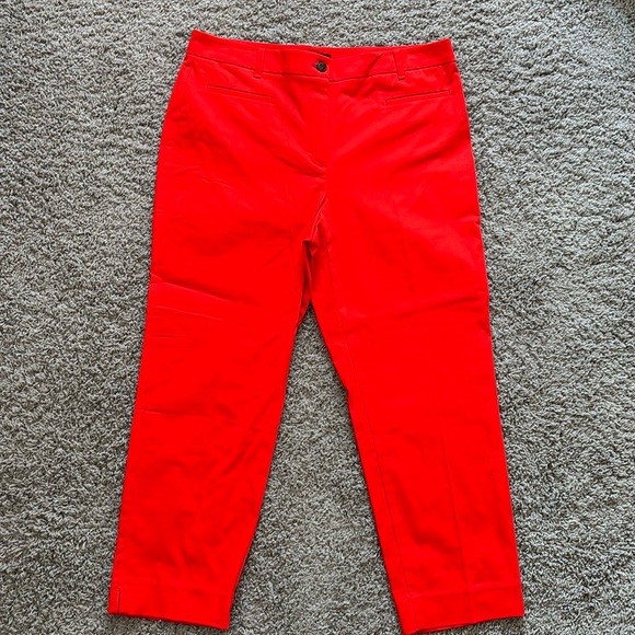 Ann Taylor Cotton Crop Pants - Picture 3 of 13